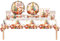 69pcs Christmas Paper Party Tableware Set Plastic Table Cloth,Paper Plates Napkins Serviettes and Cups,Merry Christmas Decorations Santa Elf Dinnerware Set for Winter Holiday Xmas Party Table Decor