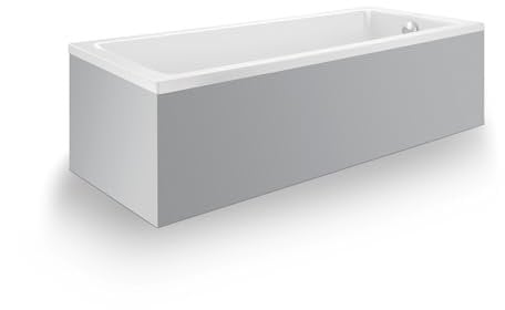 Duravit No.1 Einbau-Badewanne, rechteckig, 1700x700mm, 1 Rückenschräge, weiß, 700489000000000