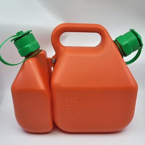 Bidon double 2 et 5 litres avec bec verseur auto-stop