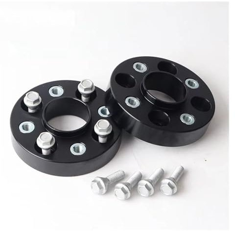 Spurverbreiterung Für Alfa Für Romeo Für Fiat 2 Stück 20/25/30/35mm PCD 4x98 Bis 4x100 4x108 4x110 4x114.3 Spurverbreiterung M12XP1.25 Spurverbreiterungen(2pieces 25mm)