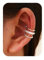 LOLIAS Ear Cuff Acier Inoxydable Earcuff Argent Faux Piercing Oreille Helix Clip Boucle Oreille Sans Trou Manchette Oreille Femme