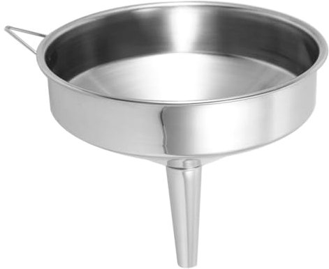 Didiseaon Entonnoir Acier Inoxydable Pour Voiture Grand Pour Versement Rapide Pour Transmission De Carburant Et Liquides