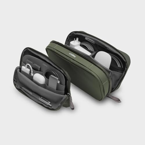 Orbitkey 2-in-1 Tech Accessory Pouch - Olive