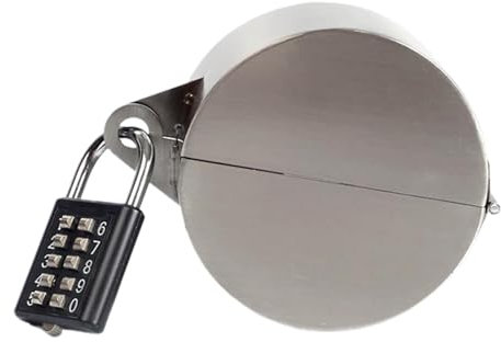 Stainless Steel Outdoor Tap Cover, Outdoor Faucet Locks,7.6 * 4cm Tap Protection with Combination Lock,to Prevent Vandalism,Unauthorized Water Use