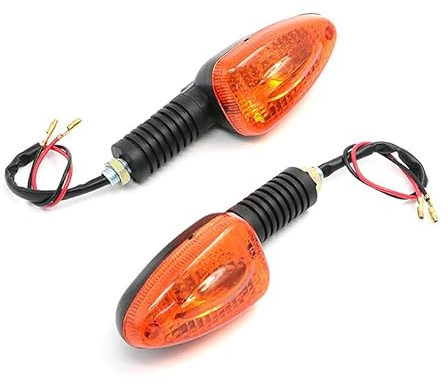 Blinker Motorrad Motorrad Blinker Licht Anzeige Fit for BMW R1100GS R1100R R1150GS R1150 Abenteuer ADV R 1100 1150 GS R Vorne/hinten Blinker(Orange)