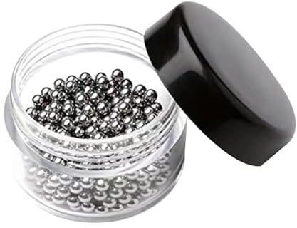 MotiveTech Decanter Cleaning Beads, Glassware Cleaning Set, Stainless Steel Cleaning Balls for Cafes, 3 mm