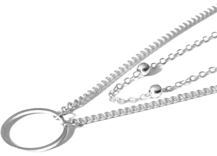 LYGBAOFUL Neue 2026 Vintage Halskette am Hals Goldfarbene Kette Damenschmuck Layered Accessoires Ihre Kleidung Ästhetisches Geschenk Modeanhänger mit für Sie kreativ