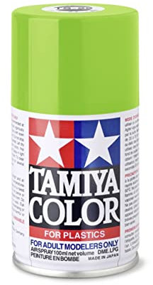 TAMIYA 85022 TS-22 Hellgrün glänzend 100ml - Sprühfarbe für Plastikmodellbau, Modellbau und Bastelzubehör, Sprühfarbe für den Modellbau