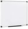 Bi-Office Magnetisches Whiteboard Maya, 60 x 45 cm, Lackierte Stahloberfläche, Trocken Abwischbar, Memoboard mit Aluminiumrahmen und Stifteablage, Magnettafel