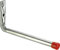 Connex Wandhaken 170 x 70 mm - Belastbar bis 10 kg - Mit schützender Gummikappe - verzinkt / Universalhaken / Montagehaken für Garage / Werkstatthaken / Ordnungshelfer / DY222006, 170 x 70 mm (10 kg)