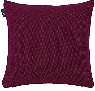 LINUM Pepper Premium Kissenhülle 50x50 cm, 100% Baumwolle, Maschinenwaschbar, Burgunderrot