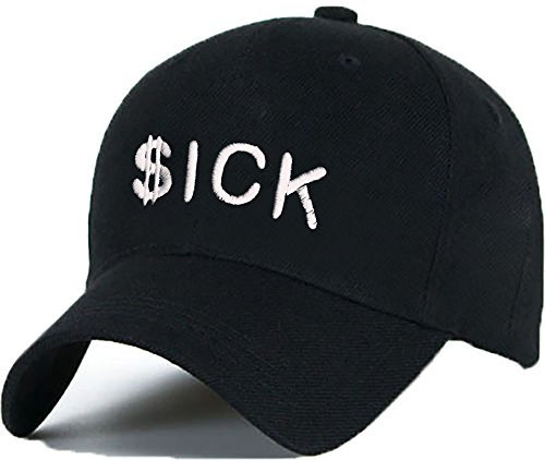 Morefaz New Casual Baseball Snap Back Cap Caps Sick schwarz