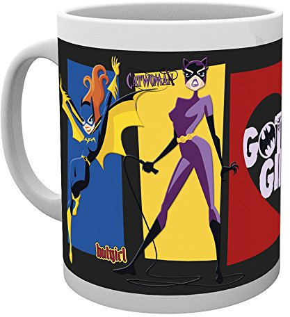 GB Eye Gotham Mädchen DC Comics Logo Becher, Mehrfarbig
