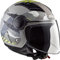 LS2, jethelm motorrad Airflow camo mat titanium yellow, S
