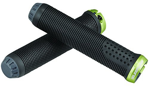 Spank Grips Spike 33 Griffe MTB Unisex Erwachsene, Black/Green