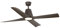 FARO BARCELONA 33490 - Typhoon Ventilador de Techo marrón con Motor DC, 4 Palas