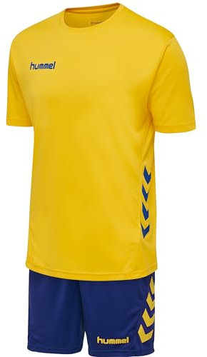 hummel Promo Duo Trikotset Kurzarm F6247 gelbblau, S Herren