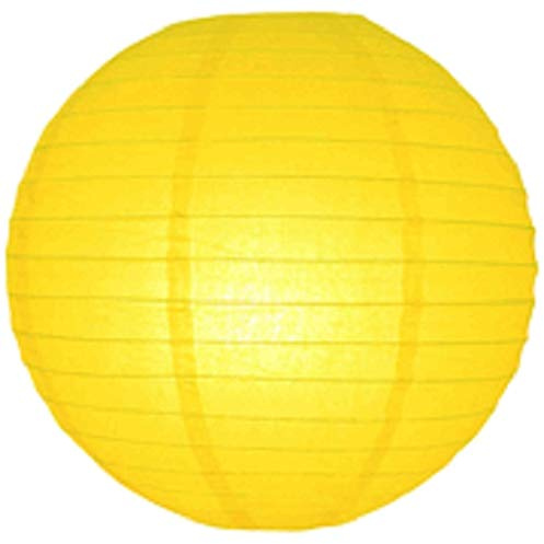 Lampion schwer entflammbar gelb 75 cm