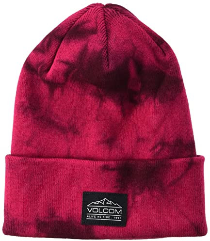 Volcom Damen Tie-dye Beanie Mütze, Merlot, S