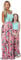 EFOFEI Frauen Strand Maxi Kleid Sommer Sonnenanzug Flower Muster Shirt Kleid Swing Ballkleider Mutter Und Tochter Kleider Set Blaue Flower S