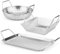 GFTIME Pack de 3 paniers Barbecue en Acier Inoxydable 304 de 25,4 cm à 36 cm Durable, goût fumé - Grande capacité - pour Barbecue Weber Traeger Big Green Egg au gaz ou au Charbon de Bois électrique
