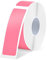 SUPVAN KATASYMBOL wasserfeste Endlos-Etikettenband 12 mm x 40 mm, 170 Etiketten/Rolle für E10 / E11 / E16 Etikettendrucker, Schwarz auf rosa