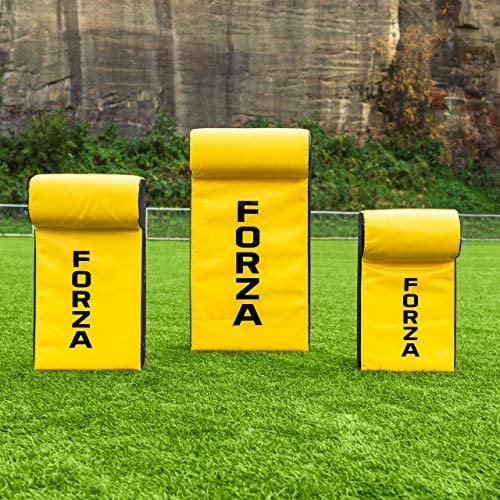FORZA Rugby Top Wedge Tackle Shield - PVC Water Resistant Professional Grade Rucking Pad - Tackle, Ruck and Maul Safely [Net World Sports] (Junior)
