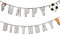 Talking Tables Happy Birthday Girlande-3m | Partydekorationen für Kinder, Erwachsene, Jungen, Mädchen | Umweltfreundliches Papierbanner, Fußball-Wimpelkette