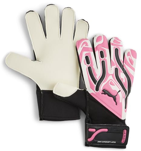 PUMA PUMA Ultra Play RC, Unisex-Erwachsene Torwarthandschuhe, Poison Pink-PUMA White-PUMA Black, 8-041862