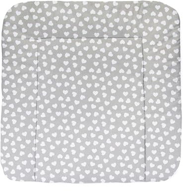 Balbina® Wickelunterlage Wasserdicht Wickeltischauflage Wickelauflage baumwolle 75x85 I Herzen