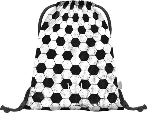 Baagl Turnbeutel für Jungen, wasserdichte Schuhbeutel für Kinder, Schule und Kindergarten Sportbeutel für Junge, Sportrucksack, Gymsack (Goal)