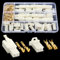 YIXISI 120 PCS 2.8mm 2 Pin Automotive Electrical Wire Connectors Kit, Male/Female Wire Connector Housing and Pin Header Crimp Wire Terminals, for Motorcycle, Bike, Car, Boats