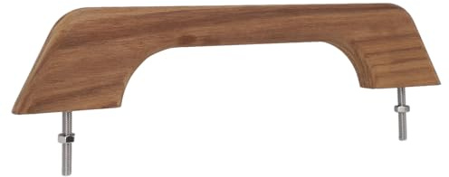 Teak-Handlauf, Handläufe, Teak-Holzgriff für Boot, Teak 12-Zoll-Einzelschlaufengriff für Marine-Wohnmobile
