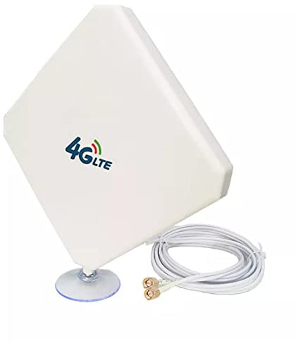 35dBi Antenna 4G LTE SMA Maschio Omnidirezionale Dual MimoAntenne e amplificatori per router con 2m Cavo per GSM/3G/4G/5G LTE Router Tim Vodafone Cellulare Modem