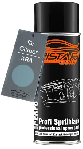 TRISTARcolor Vernice per auto Bomboletta per Citroen KRA Blue Monte Carlo | Vernice di base, bomboletta spray 400ml