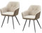 HTI living Esszimmerstuhl Taupe 2er Set Joschka Küchenstuhl