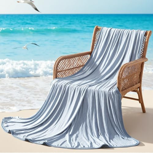 Degrees of Comfort Kühldecke 130 x 170cm, 2 in1 Sommerdecke Selbstkühlende Decke mit Arc-Chill Q-Max>0.4 Kühlfasern, Doppeltes Kältegefühl absorbiert Körperwärme, Wohndecke für heiße Schläfer Grau