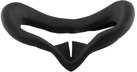 Tabanzhe Facial Interface & Face Cover Pad-Sweat-Proof Cushion Ice Silk Cool Face Cushion Pad Silicone Replacement VR Accessories for Oculus Quest 2(Black)