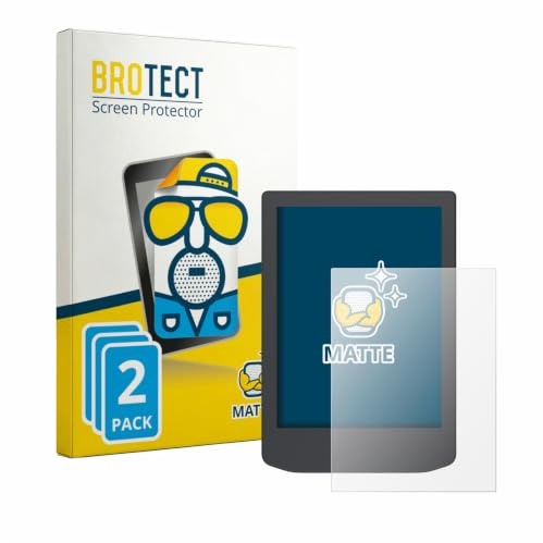 BROTECT Schutzfolie für PocketBook Verse Lite | 2 Stück Entspiegelnder Displayschutz Made in Germany Matte Displayschutz-Folie Anti-Reflex Anti-Fingerprint Einfache Montage