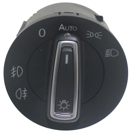 Lichtschalter Kompatibel Mit VW Für Caddy 2003 2004 2005 2006 2007 2008 2009 2010 2011 2012 2013 2014 2015 Auto Auto Licht Schalter 3C8941431A