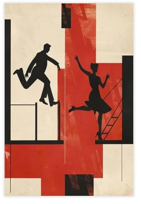 WOPIYNAG West Side Story Kunst-Leinwand-Poster, Schlafzimmerdekoration, Landschaftsdekoration, Geschenk, 20 x 30 cm