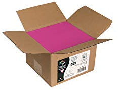 Clairefontaine 55576C - Karton mit 200 Umschläge Pollen, selbstklebend 11,4x16,2 cm 120g lose, Fuchsia