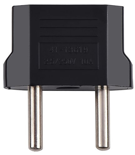 2x New Black AU / U.S. to EU Travel Adapter Plug AC Adapter U.S. AU Europe