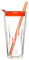 Zak Designs Gem Tumblers Trinkglas, doppelwandig, 473 ml, Karotte