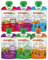 Pumpkin Organics 48er Pack ERSTE LIEBE Bio Gemüse-Quetschies mit 2 Löffelaufsätzen - Quetschie ohne Zuckerzusatz¹ - Beikost unterwegs - für Babys ab dem 6. Monat - Bestseller (48x100g)