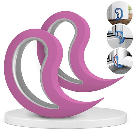 Stoppy, Stoppy, doorstopper, windowstopper, Stopper, Set of 2 (Available in 14 Variations) (Pink)