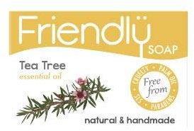 Friendly Soap | Friendly Soap Natural Tea Tree & Turmeric Soap | 5 x 95g (UK)