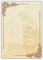 Motiv Briefpapier schöne beige Rosen mit Ornamenten (MPA-5191, DIN A4, 25 Blatt) Motivpapier Vintage Antik