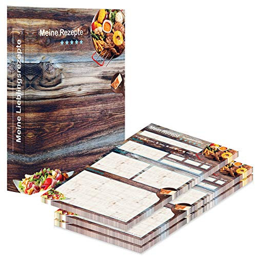 PRICARO Rezeptordner mit Rezeptblock Farmhouse, A5