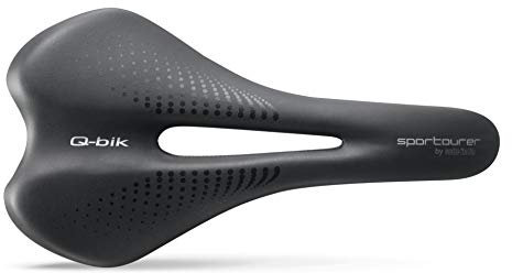Selle Italia Unisex – Erwachsene Q-BIK Flow Sattel, Schwarz, L2